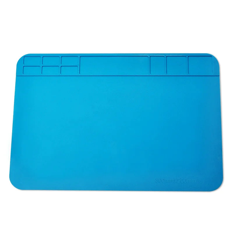 S-160 TE-509/502/508/610 LW-M3/M4 Silicone Soldering Mat ESD Antistatic Heat Resistant Insulation Repair Working Mat