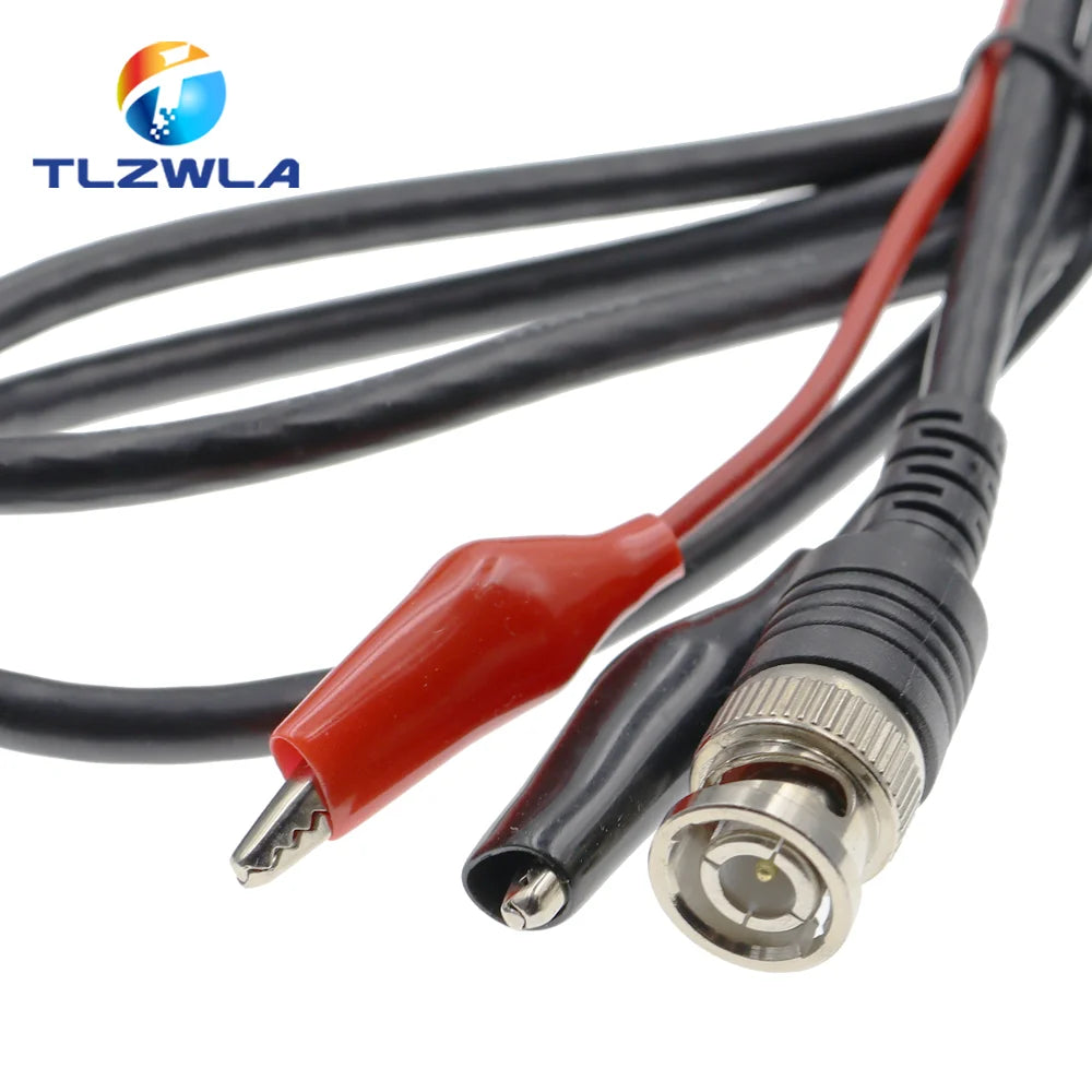 BNC Male Plug to 4mm Banana Stackable Plug Crocodile clip Lead Probe Q9 Testing Mult Cable Cord 50ohm RF Coaxial Tangerrf
