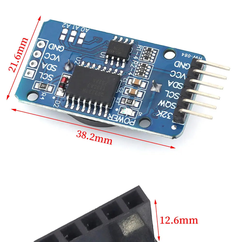1/5/10PCS DS3231 AT24C32 IIC Module Precision Clock Module DS3231SN Memory Module Real Time Module 3.3V 5V For Raspberry Pi