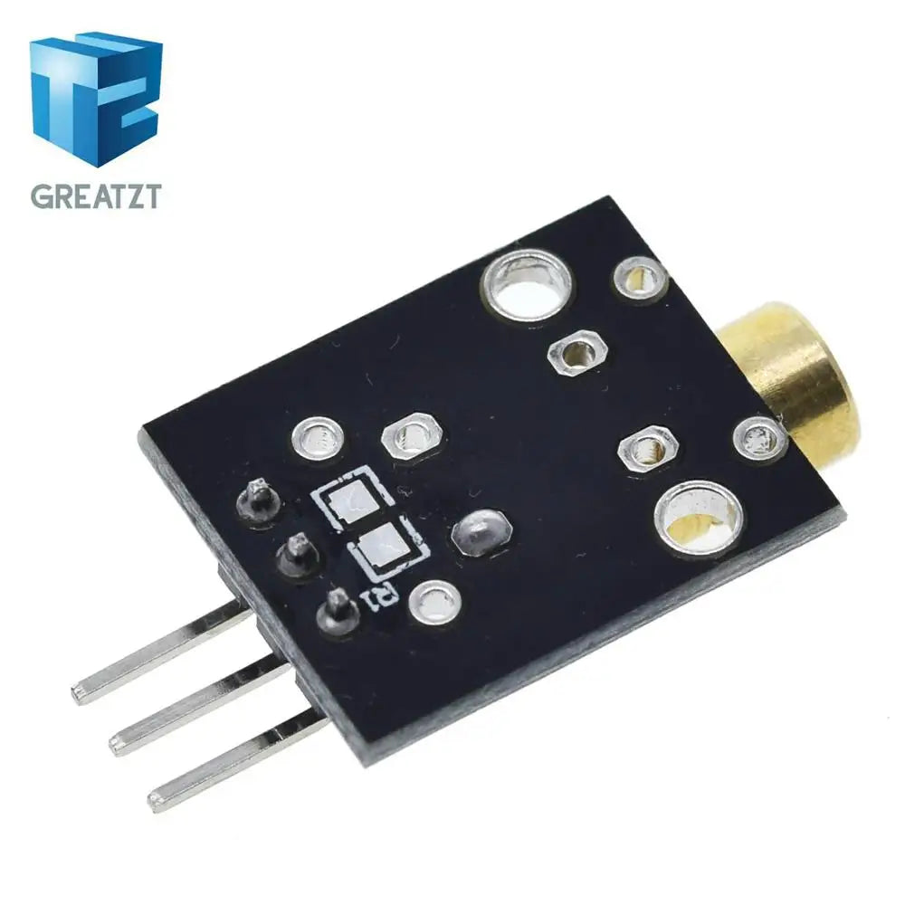 GREATZT Smart Electronics New KY-008 3pin 650nm Red Laser Transmitter Dot Diode Copper Head Module