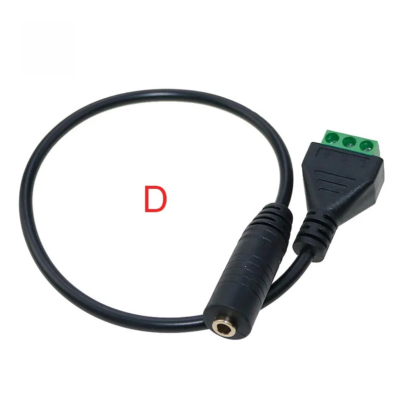 USB 2.0 Female B Micro Usb Mini Usb Type-C Male To 5 Pin Female Bolt Screw Connector With Shield Terminal Plug Adapter Cable
