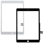 10Pcs For iPad 7 8 A2200 A2198 A2197 7th 8th 2019 LCD Outer Touch Screen Digitizer Glass Panel Assembly Display With Adhesive