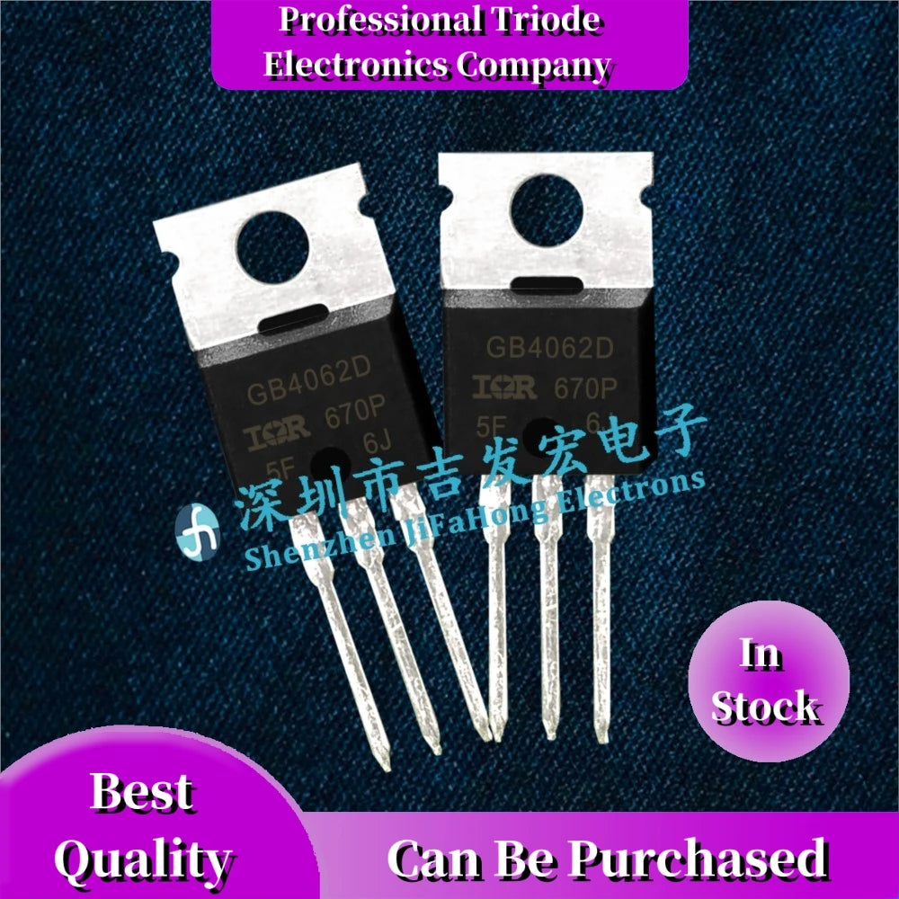 10PCS GB4062D IRGB4062DPBF  MOSTO-220 600V 24A Best Quality   Fast Shipping