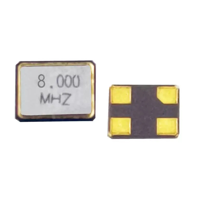 10PCS 3225 Passive Quartz Crystal Oscillator SMD 3.2X2.5MM 8Mhz 12Mhz 16Mhz 20Mhz 24Mhz 25Mhz 26Mhz 27Mhz 30Mhz 32Mhz 3.2*2.5mm