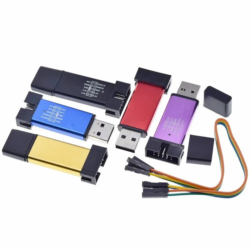1/5PCS ST LINK Stlink ST-Link V2 Mini STM8 STM32 Simulator Download Programmer Programming With Cover A41 for Arduino