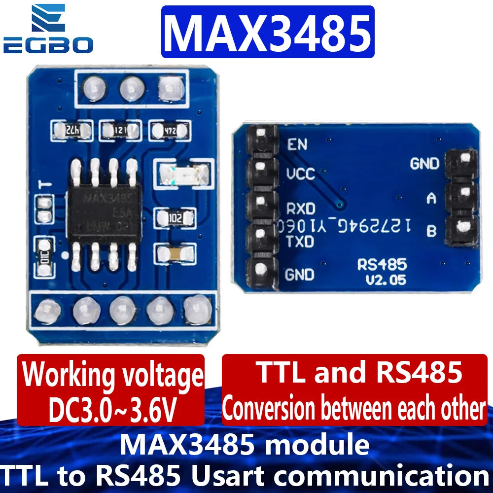 1~10CS MAX3485 module TTL to RS485 Usart communication accessories serial parallel multi-machine communication
