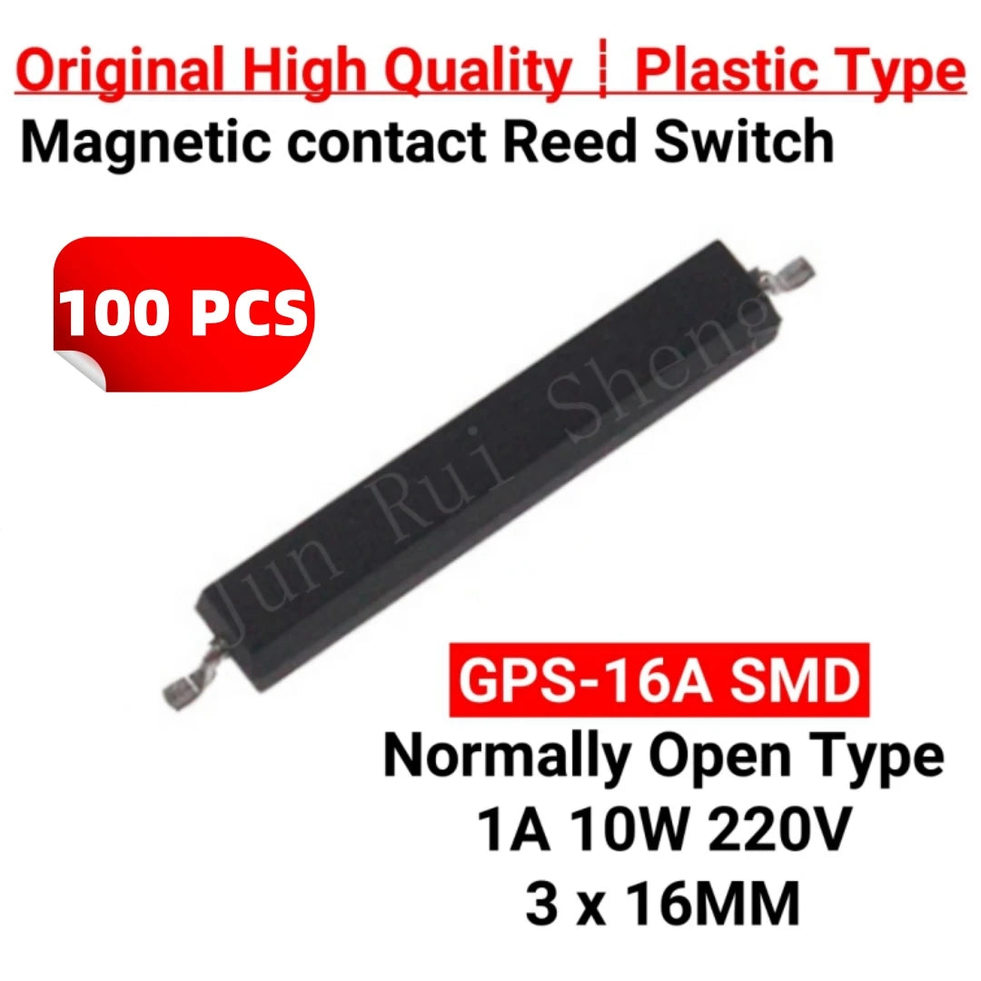 100PCS Plastic Magnetic Contact Reed Switch GPS-16A/16B/14A/14B/11B/11A SMD Normally Open Normally Closed NO NC Induction Sensor