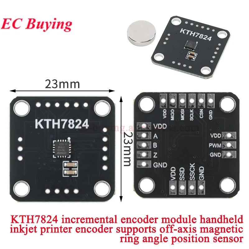 5Pc/1pc AS5600 Magnetic Encoder Module TLE5012 MT6701 MT6816 MT6826S AK09911C KTH7824 3144E Sensor Induction Control Door Switch