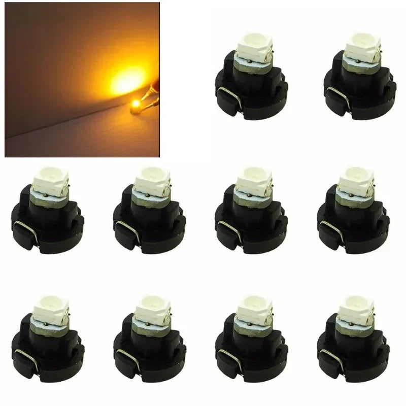 10pcs T3 T4.2 T4.7 1SMD LED low consumption high bright long life bulb NEO wedge instrument panel control light