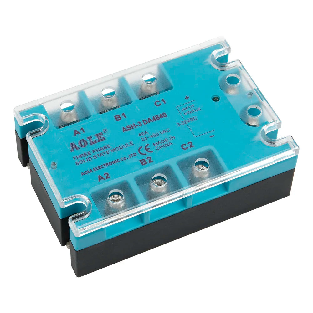 TSR-40DA three phase DC to AC 40A 90-480VAC solid state relay / SSR ASH-3 DA4840