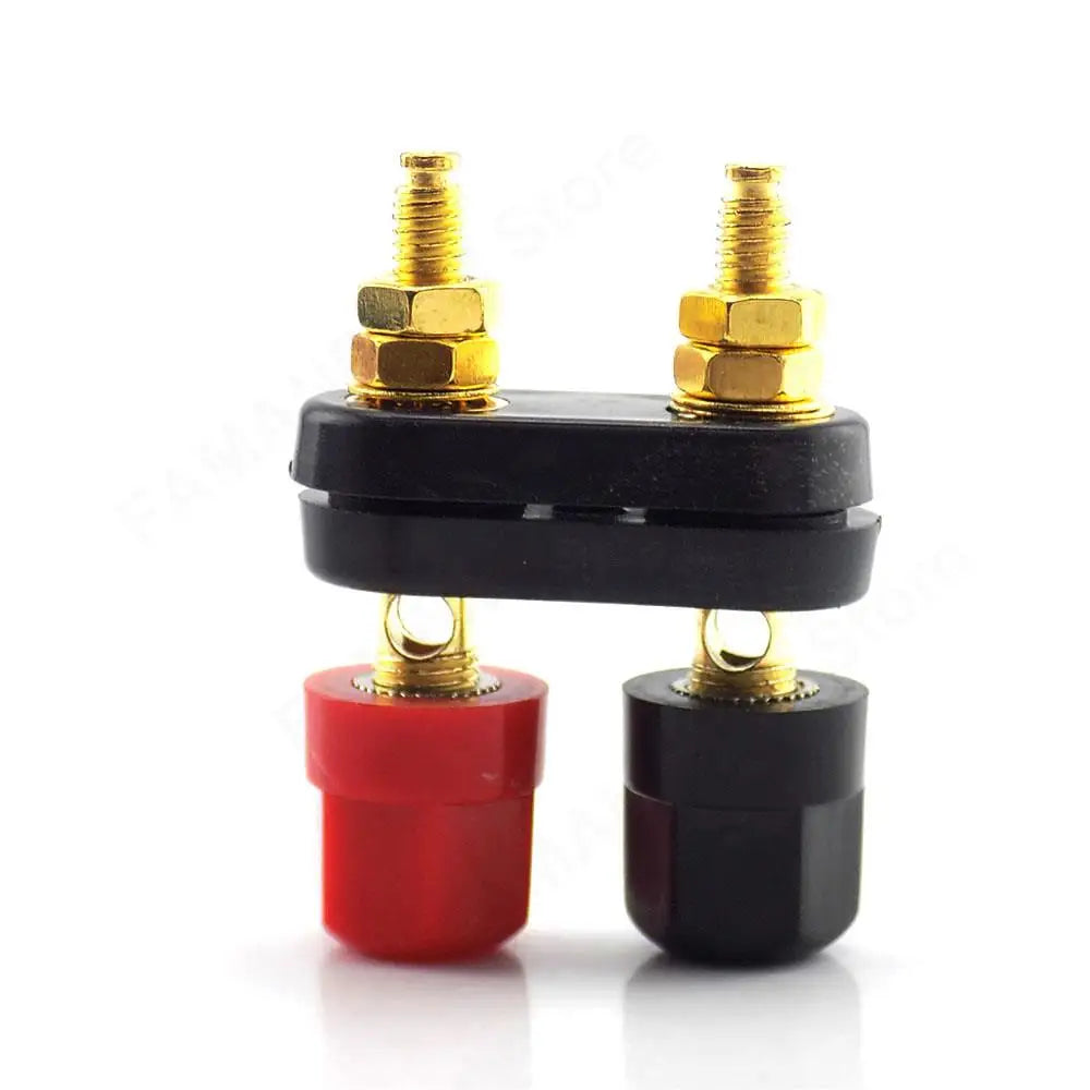 Banana Plugs Couple Terminals Red Black Connector Amplifier Terminal Binding Post Banana Speaker Plug Jack M20