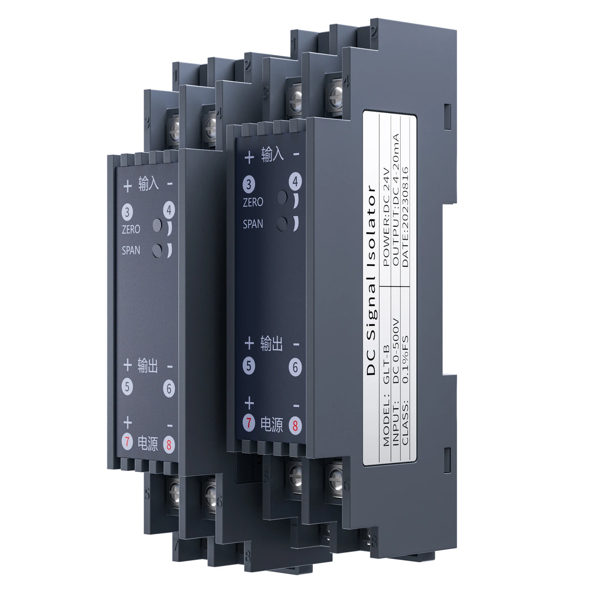 DC signal converter 4-20mA 0-10V 2000V 20mA 75mV Signal transmitter Current Voltage Transducer