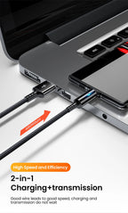 25cm Short USB Type C Cable 3A Data Micro USB Cable for iPhone Huawei Xiaomi Power Bank Fast Charging Data cable