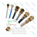 MMCX Male Plug Y Type Splitter Cable to 2x IPX UFL Socket SMD PCB 1.37mm RF Coaxial Kable 50ohms Adapter