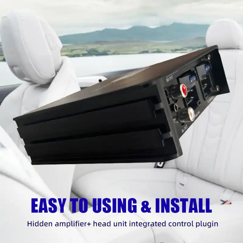 6 Channel Car Amplifier DSP Amplifier Car Audio System Dedicated Android Large Screen System, Amplified Woofer Lossless Upgrade