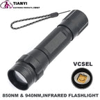 IR 850nm&940nm Latest Infrared Chip LED Zoom Night Vision Infrared Fill Light Tactical Hunting Zoom Flashlight IR Lighting Light