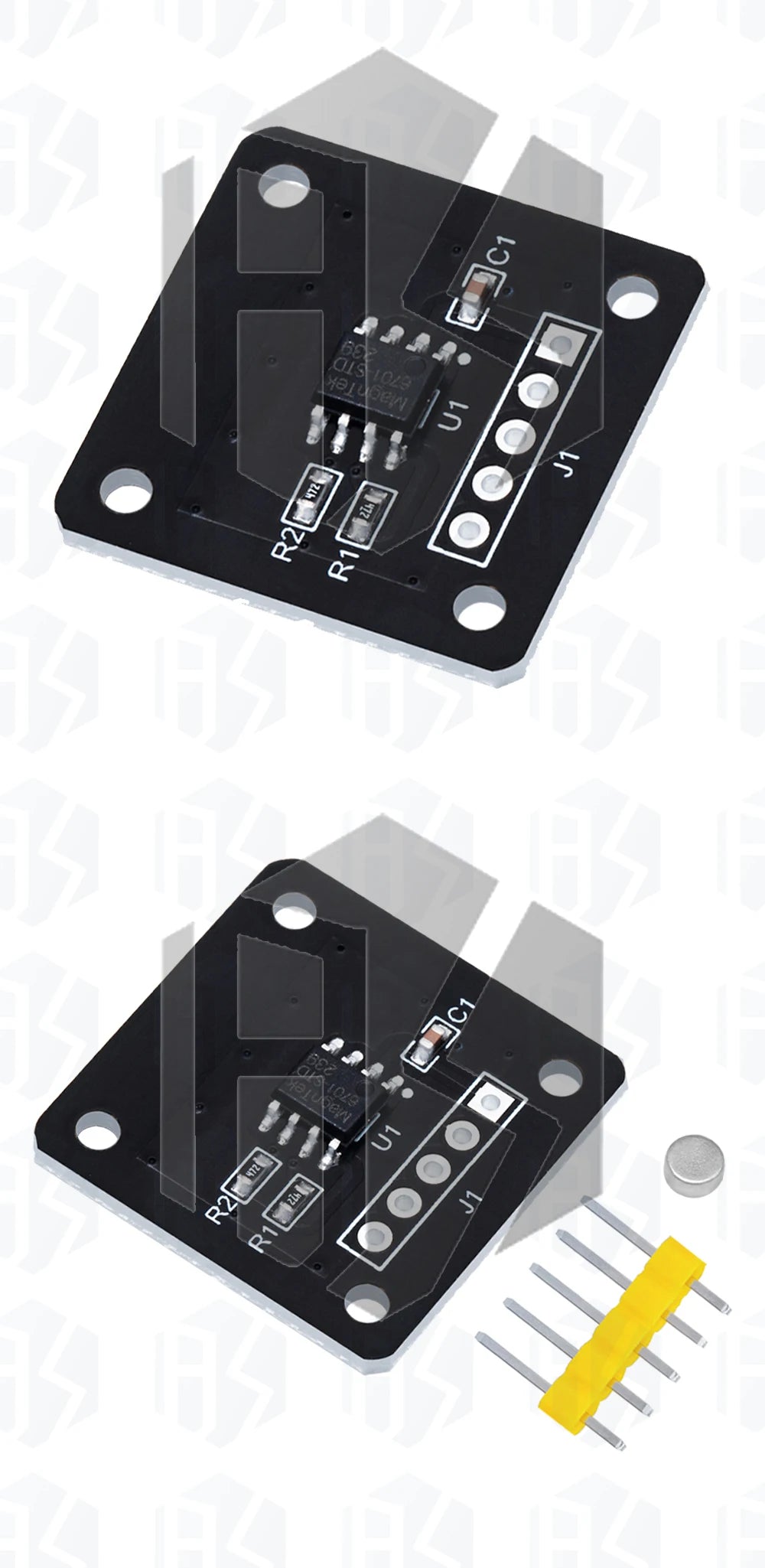 BS MT6701 magnetic encoder magnetic induction angle measurement sensor module 14bit high precision instead of AS5600