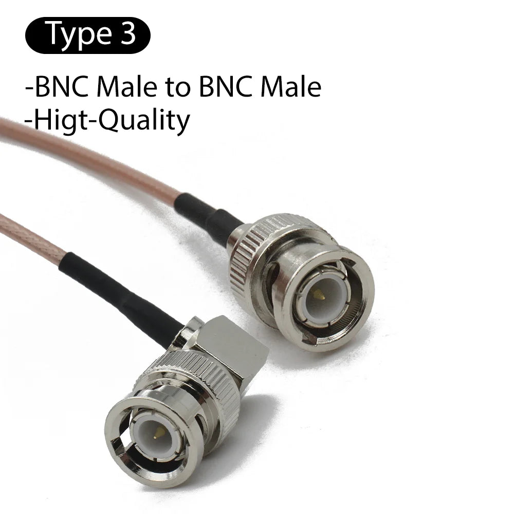 RG316 Cable Q9 BNC to BNC Male Female Coax Jumper Pigtail Cable Crimp Fast Delivery WiFi Antenna Extension Cable