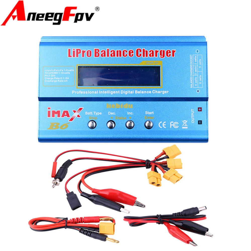IMAX B6AC RC B6 AC Nimh Nicd Lithium Battery Balance Lipo Battery Charger Balance Discharger with Digital LCD Screen