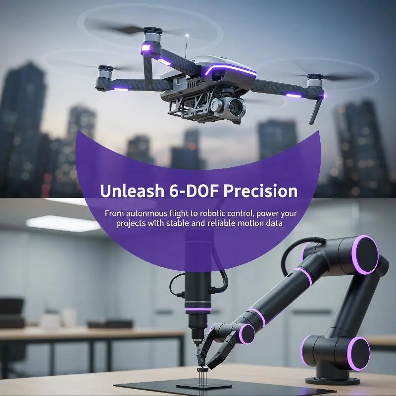 1 Set 6DOF Inertial Measurement Sensors BMI160 Latest Stance Accelerometer Gyroscope Module Gravity Acceleration Sensor IIC SPI