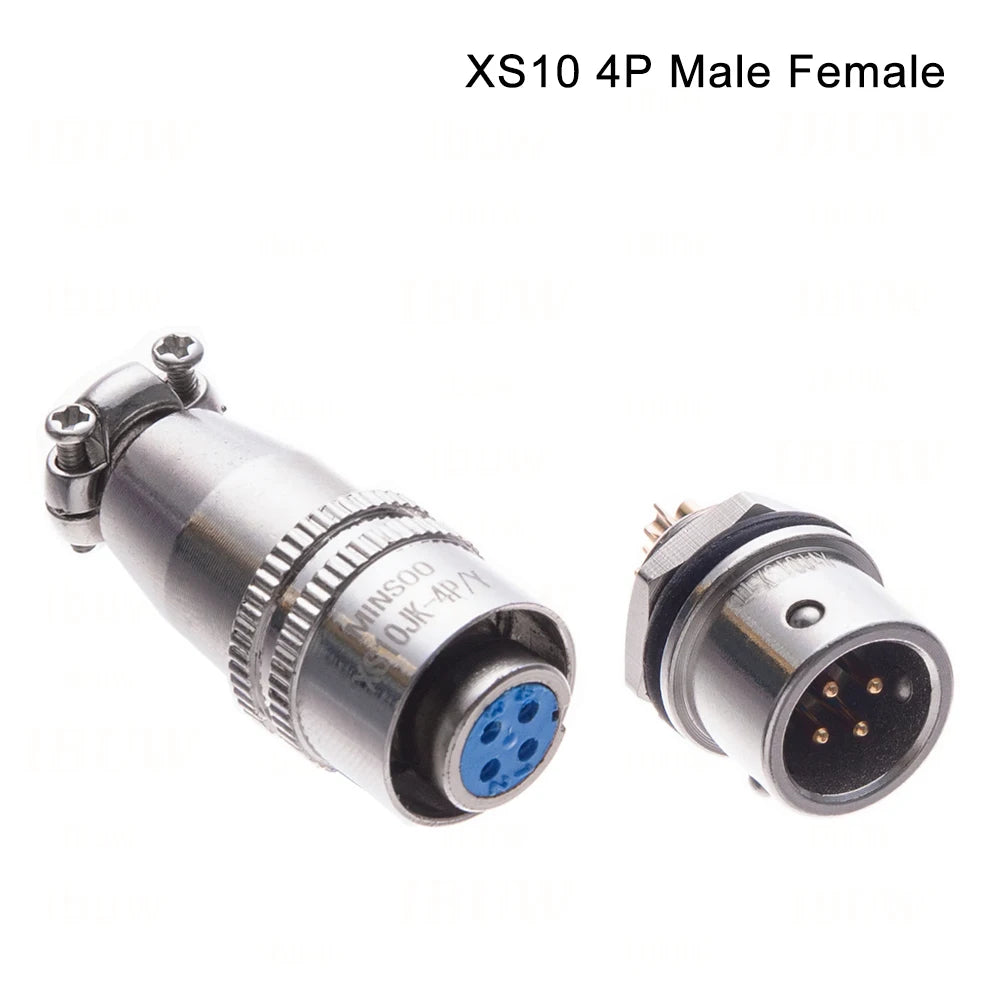XS10 4PIN 5PIN  Docking Aviation Plug Socket Waterproof Circular Connector 2PIN 3PIN
