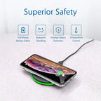 30W Wireless Charger LED Phone Charger Stand Suitable for IPhone17 16 15 14 13 12 Pro Fast Charging Base for Xiaomi Samsung