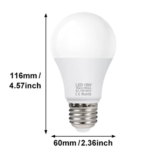4pcs/lot LED Light Bulbs E27 AC 220V SMD2835 3W 6W 9W 12W 15W 18W Home Indoor Room LED Lamps Cold/Warm White Lights Bulb