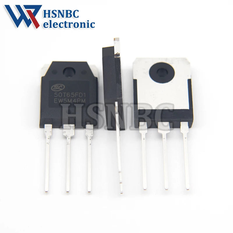 10PCS SGT50T65FD1PN 50T65FD1 SGT50T65FD1 50T65 TO-3P 50A 650V IGBT Power Transistor 100% New Original