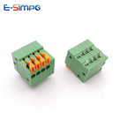 10pcs Splicable 2.54mm DG141V FFKDS/V Straight KF141R Right Angle FFKDS/H 150V/2A PCB Wire Spring Connector Terminal Block