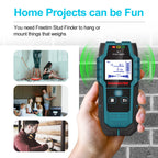 HANMATEK SF1 Stud Finder Wood Studs Metal Detection of Live Cable Metal Depth Measurement Finder Wall Detector Scanner