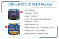 White Word OLED Series 0.91/0.96/1.3 Inch OLED Display Module IIC I2C SPI 128X64 I2C SSD1306 12864 LCD for Arduino