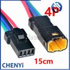 2 3 4 6 8 Pin JWPF-VSLE-S JWPF-VSLE-D Auto Waterproof Electronic Connector Wire Harness Butt Plug JST-02T 02R Black or white