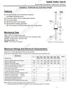 20pcs 6A10 10A10 20A10 30A10 DIP Rectifier Diodes 6A 10A 20A 30A 1000V R-6 High Voltage High Current Backflow Prevention Diode6A