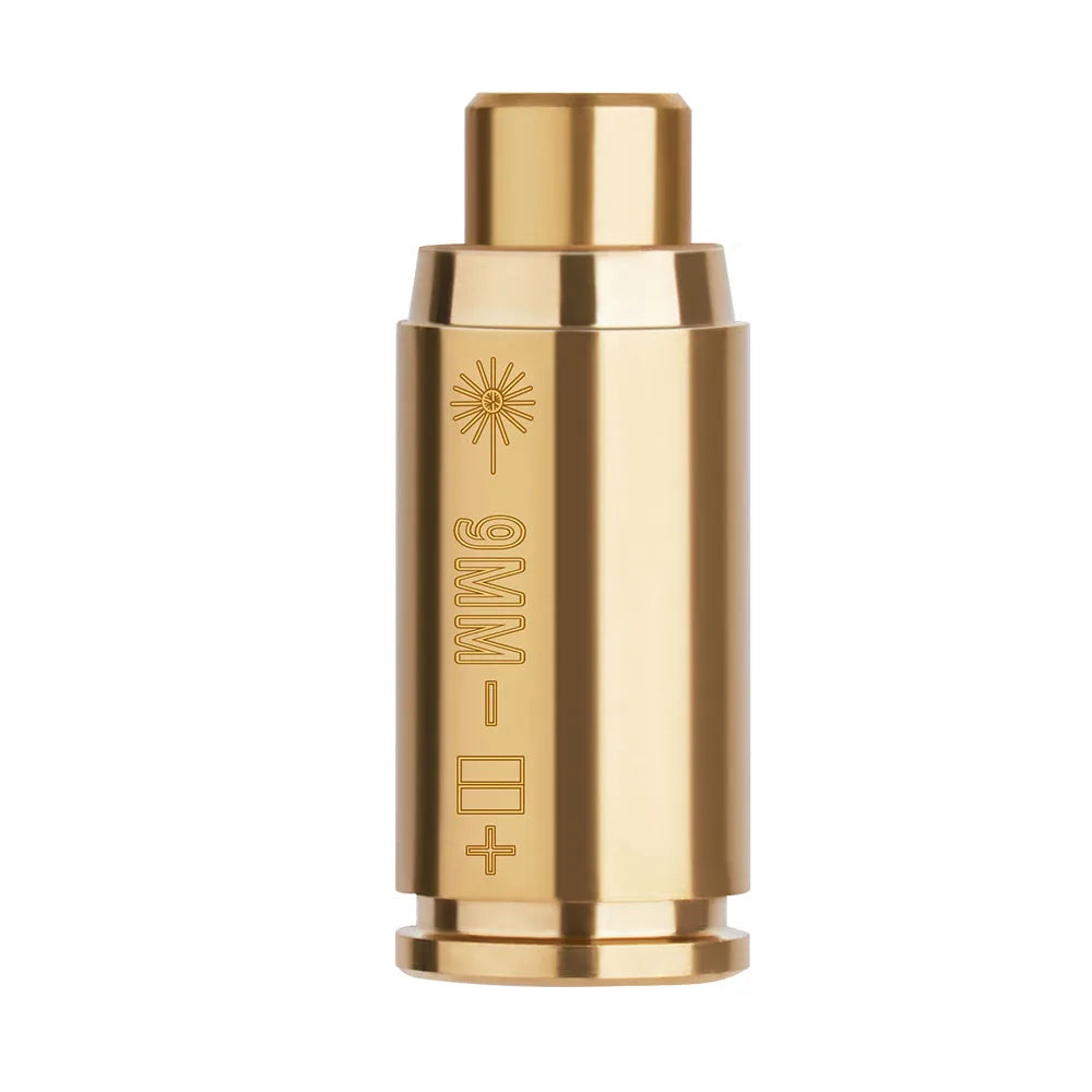Red Dot Laser Brass Boresighter CAL .223/5.56/9mm/308/7.62/.45/30-06 Cartridge Boresight for Rifle Scope Hunting Gun Accessories