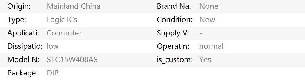 5pcs/1pc STC15W408AS STC15W408 Microcomputer Microcontroller MCU SMD STC15W408AS-35I-SKDIP28 1T 8051 Single Chip IC