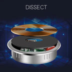 QI 3 in 1 Wireless Charger Buld in With Type-C USB Ports Quick Wireless Embedded Charger for iPhone 11 13 Airpods Xiaomi