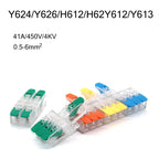 High Power 6mm² Fast Wire Electrical Connectors Universal Compact Splitter Push-in  Cable Wire Connector Fast Terminal Block