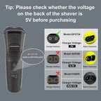 5V/15V USB Type-C Shaver Charger Adapter Portable Beard Trimmer Charger For Philips BT3238/15 BT3230 MG7910 MG5910 QP1424 X3001