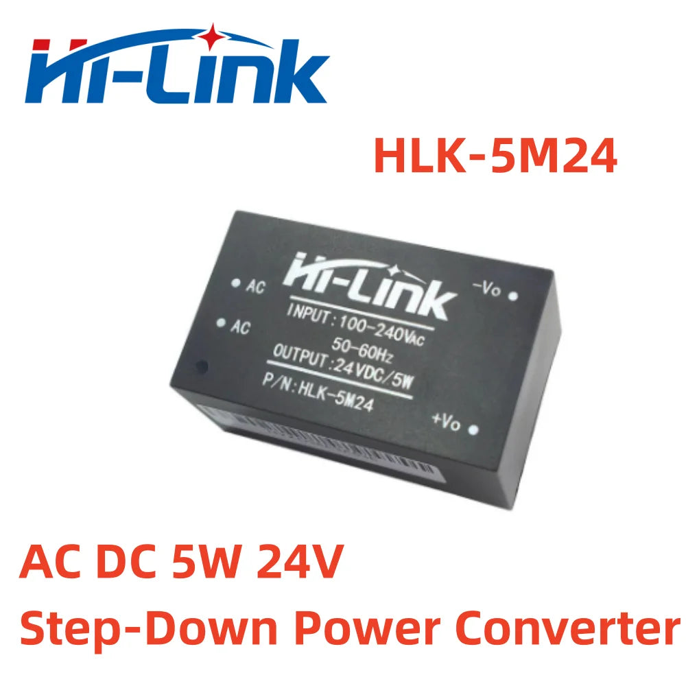 Hilink 5M05 AC DC 220V to 3.3V 5V 9V 12V 15V 24V 5W Power Supply Module HLK-5M05 Adjustable Step Down Converter Smart Home