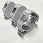 Housing Din-Rail Mounting RJ45 Keystone Jack Holder For Module Labeling Field Earth Spring IP20 Dust-Proof Laptop Box