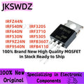10PCS 100% NEW IRFZ44N IRF540N IRF640N IRF530N IRF9Z24N IRF9540N IRF3205 IRF3710 IRF5305 IRFB3607 IRFB4110 TO220 MOSFET In Stock