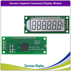 Surenoo 6-Digit "8 8 8.8.8.8" 7 Segment Digital 5V  LCD Module Display Screen Panel build-in HT1621 Controller w/ Backlight