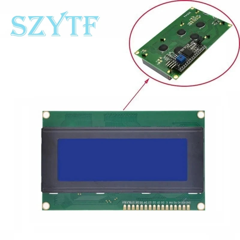 LCD2004+I2C 2004 20x4 2004A Blue/Green screen Character LCD /w IIC/I2C Serial Interface Adapter Module for arduino