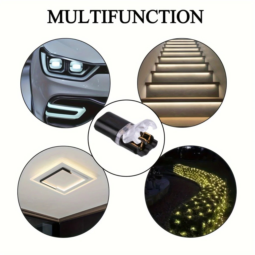 Premium Automotive Wire Connector Detachable Plug, No-Strip Quick Connect, Reliable Durable for Universal Electrical Connections