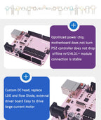Compatible with Arduino Uno R3 Development Board ATmega328P Microcontroller Module Main Control Board Multicolor USB-B Cable