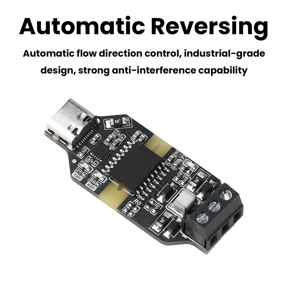 CH343P module 6Mbps USB to RS485 Isolated Converter Industrial Grade Type-C Interface 16KV Isolation Dustproof USB to TTL serial