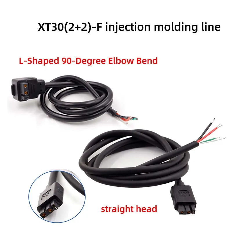 1PCS  Amass XT30 (2+2) Female Connector with Signal Pins, XT30F 4 Pin Plug with Silicone Wire for Robotics, FPV Drone, CAN Bus