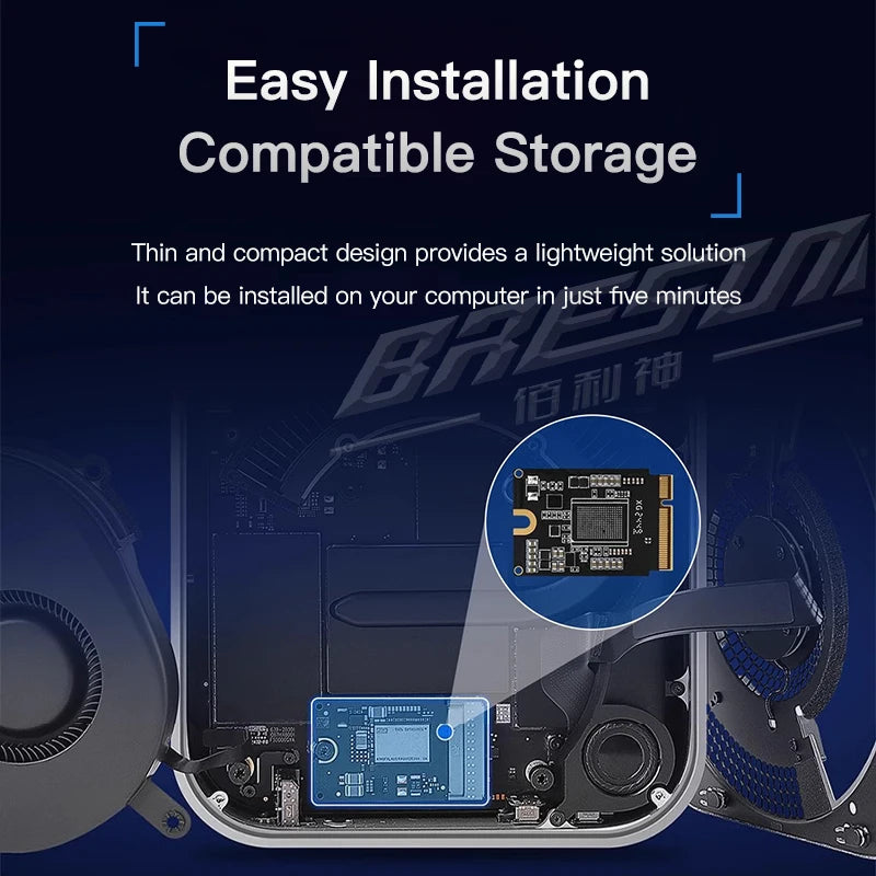 Mac MINI M4 128G upgrade hard drive 1T/2T storage space expansion New 1TB SDisk NAND MINI M4 DIY SSD kit storage upgrade