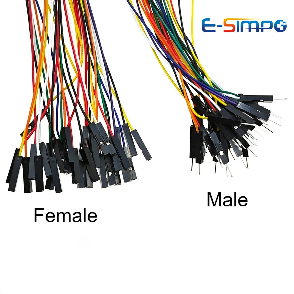 5Pcs HY2.0 to dupont Line Electronic Wire-2P/3P/4P/5P/6 Pin to 2.54mm Dupont-1P Male/Female 20/30cm Wire Connector Color Cable
