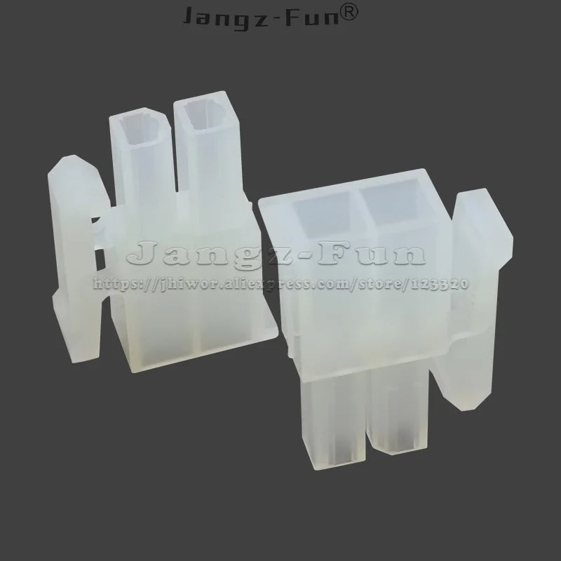 50pcs 4.2mm 5557 5559 5569 2x1P 2P Male Female Housing Top Side Entry 2 Pin Header Automotive Cable Wire Connector For Computer